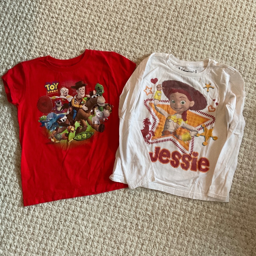 TOY STORY girls shirts - size 10/12